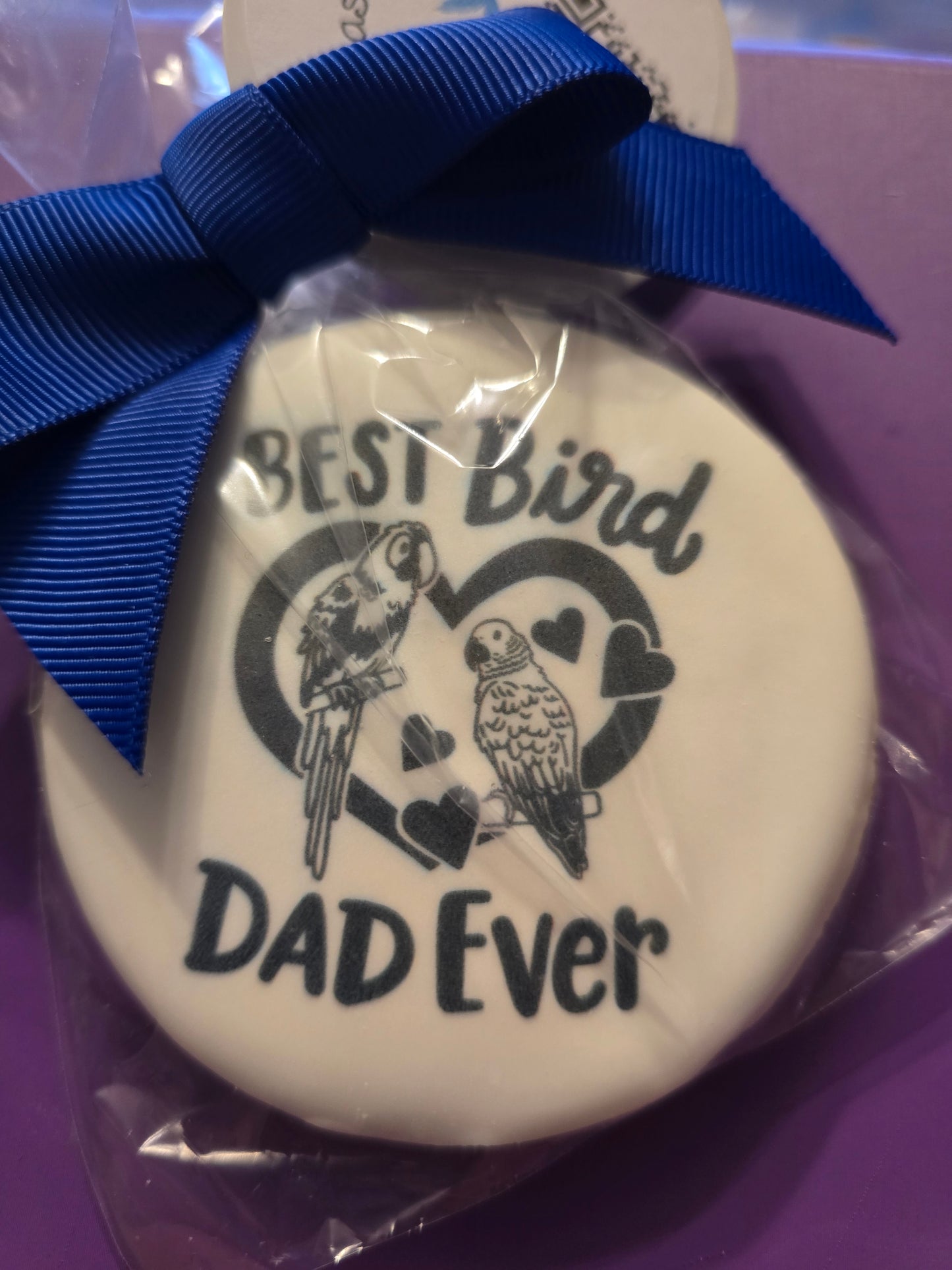 Sugar Cookie "Best Bird Dad"