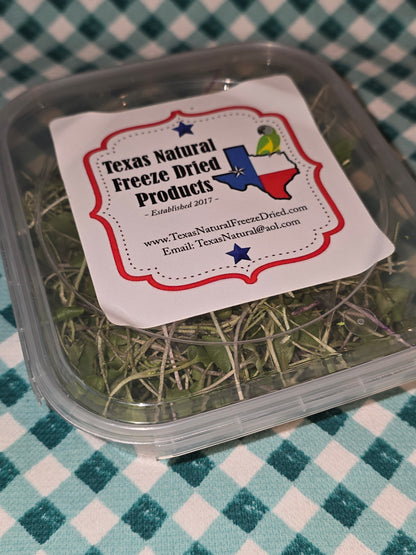 Freeze Dried Microgreens