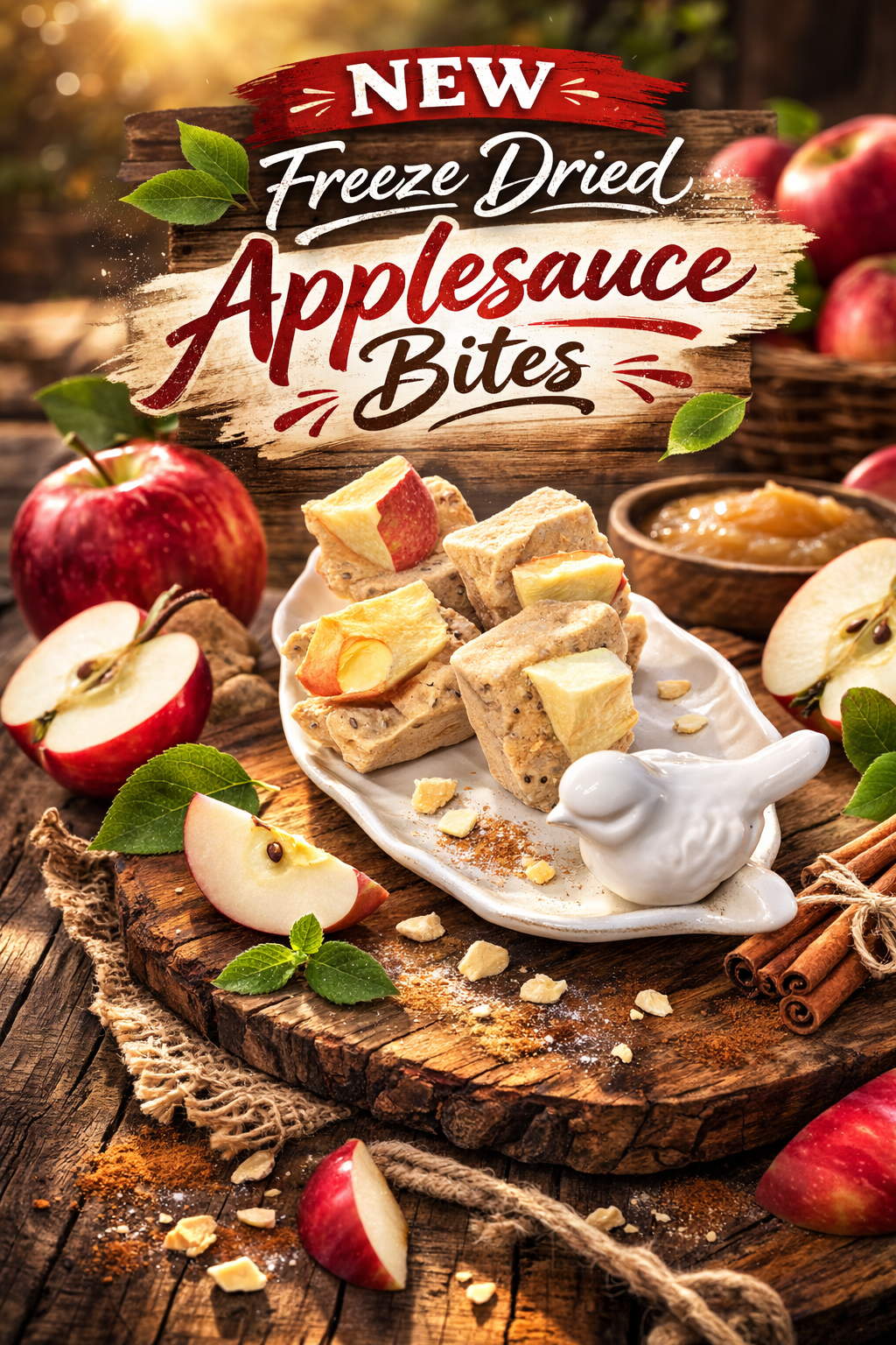 Freeze Dried  Applesauce Bites